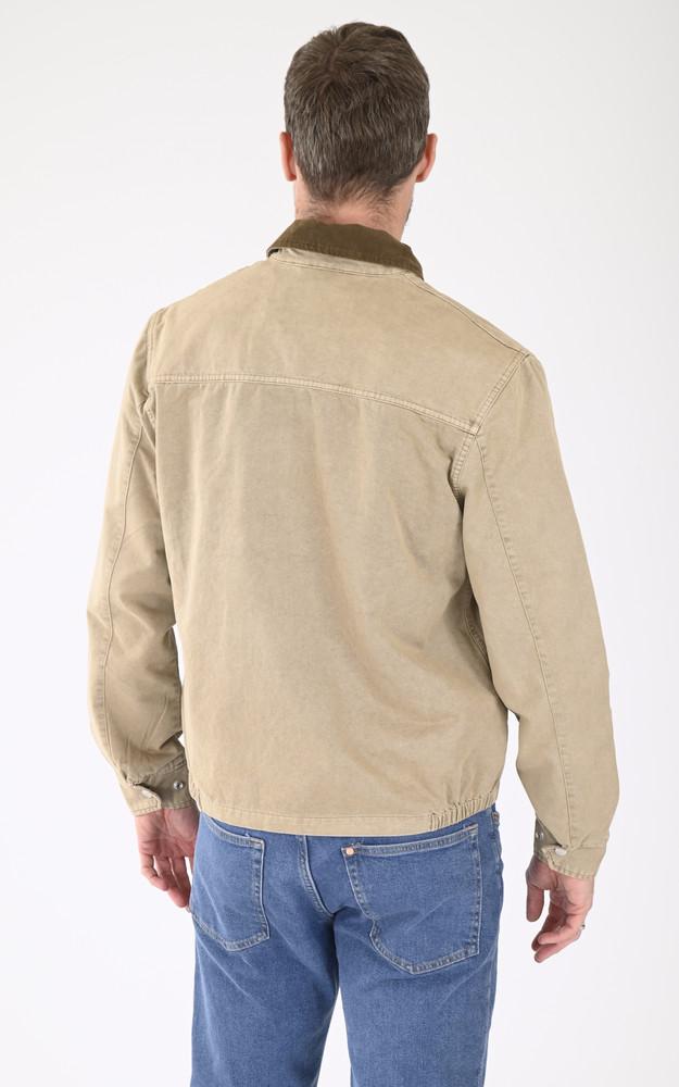La Canadienne Blouson Worker Cadams Wash Taupe