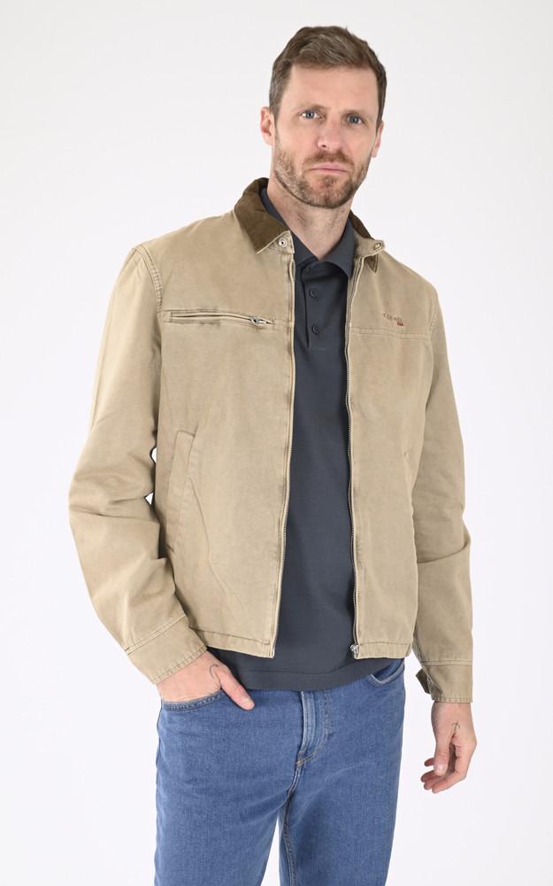 la canadienne Blouson worker Cadams Wash taupe