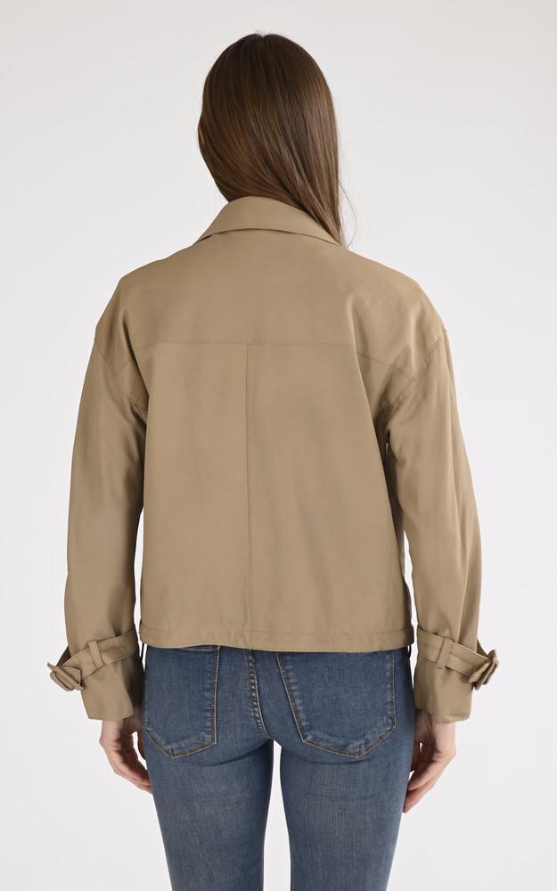 La Canadienne Blousons Cuir Ibiza Beige