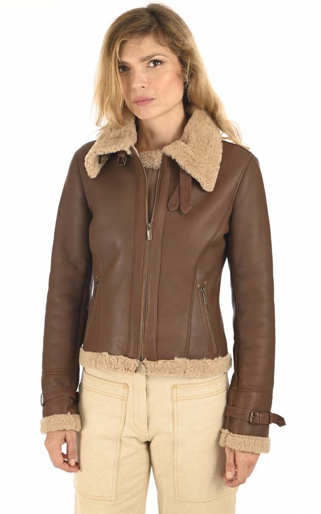 la canadienne Bombardier agneau marron