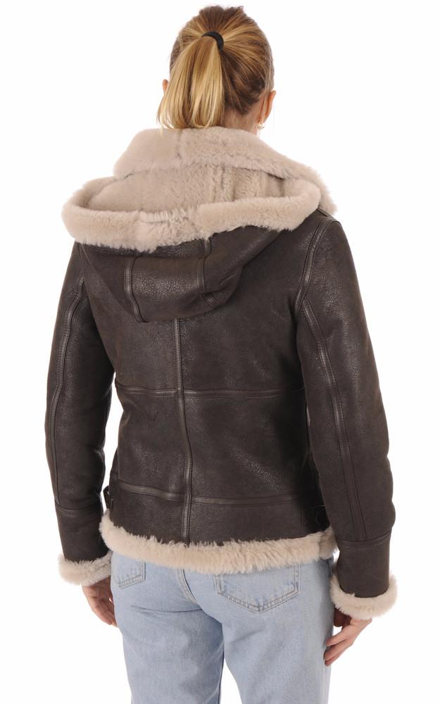 La Canadienne Bombardier Mouton à Capuche Marron