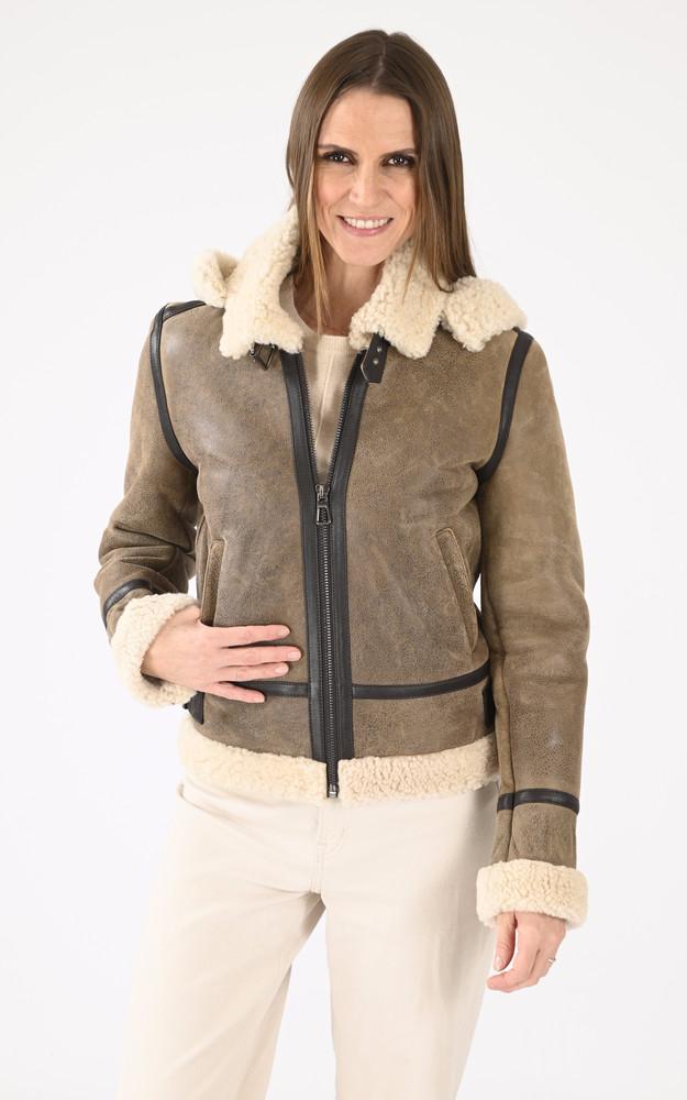 La Canadienne Bombardier Mouton Jacqueline Marron