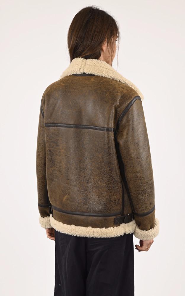 La Canadienne Bombardier Mouton Vieilli Marron