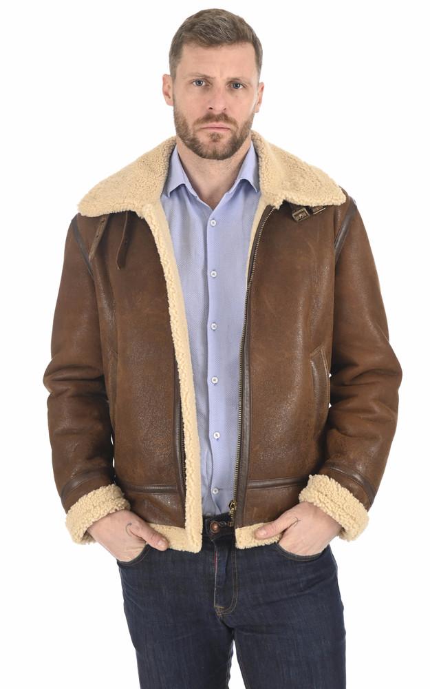 La Canadienne Bombardier Vieilli Mouton Marron