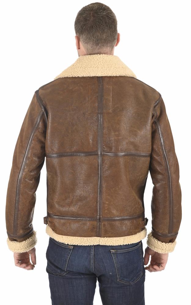 La Canadienne Bombardier Vieilli Mouton Marron