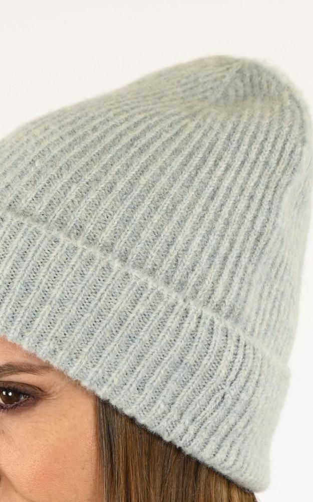 La Canadienne Bonnet Alpaga Et Laine Bleu