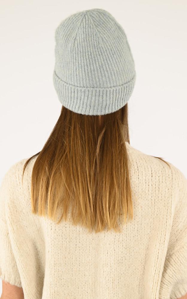 La Canadienne Bonnet Alpaga Et Laine Bleu