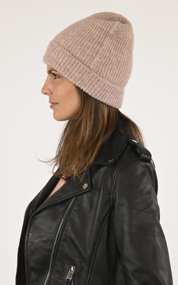La Canadienne Bonnet Alpaga Et Laine Rose
