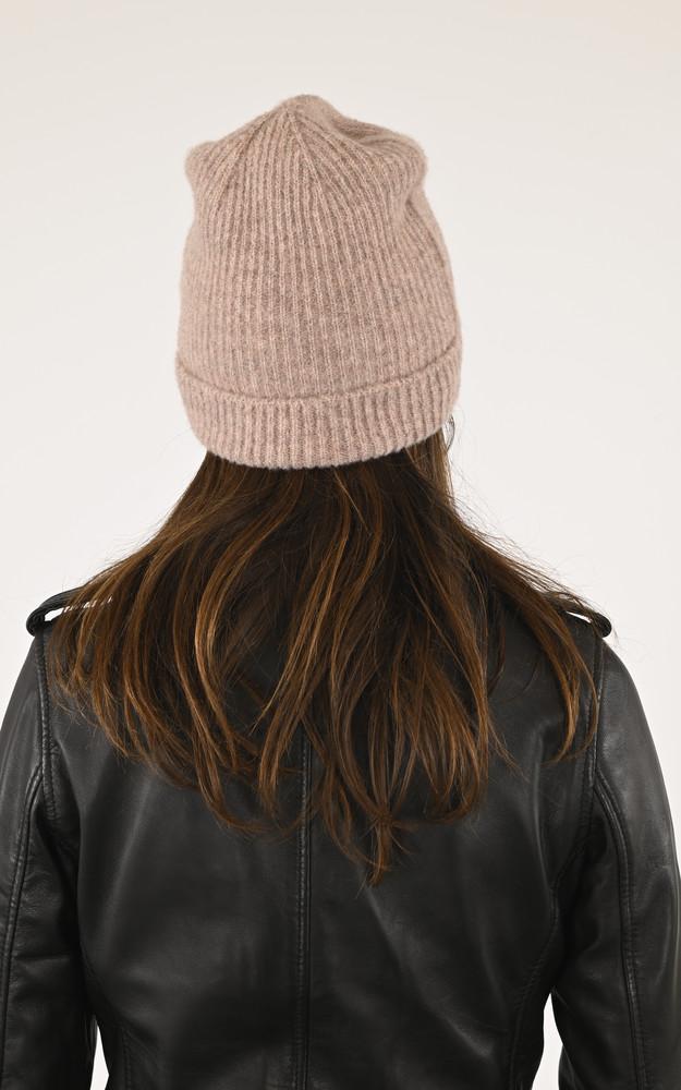 La Canadienne Bonnet Alpaga Et Laine Rose