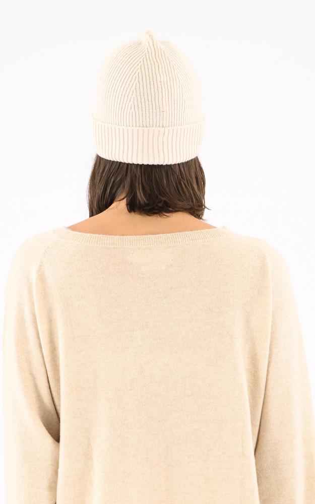 La Canadienne Bonnet Cachemire Bart Beige