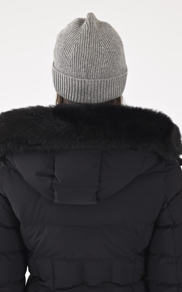 La Canadienne Bonnet Cachemire Bart Gris