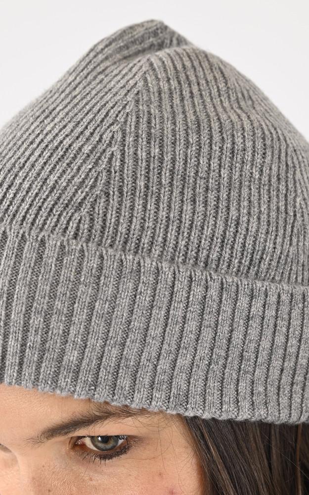 La Canadienne Bonnet Cachemire Bart Gris