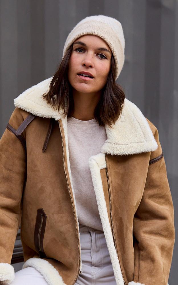 La Canadienne Bonnet Cachemire Beige