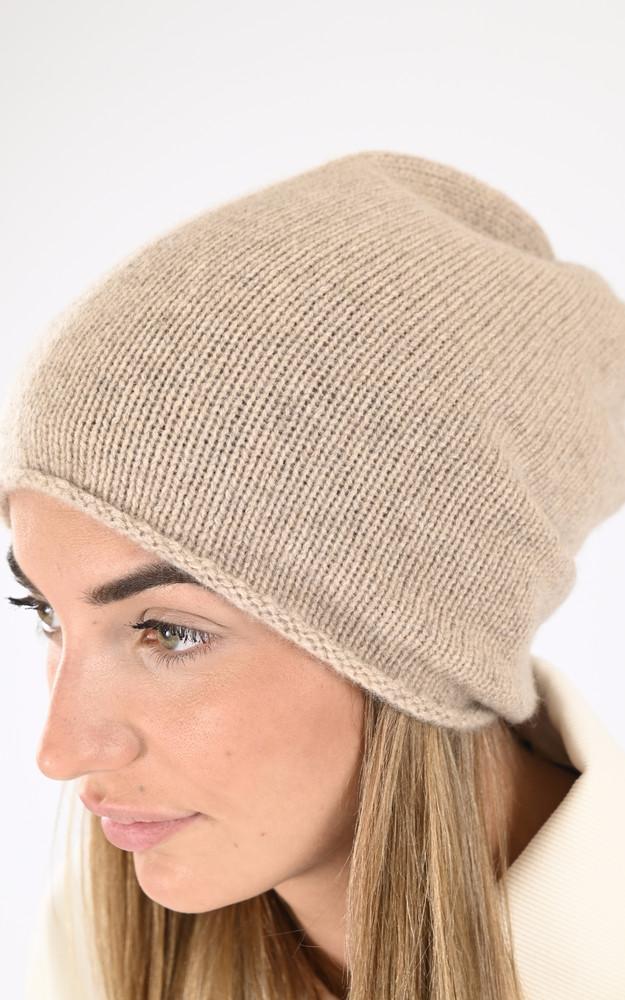 La Canadienne Bonnet Cachemire Camel