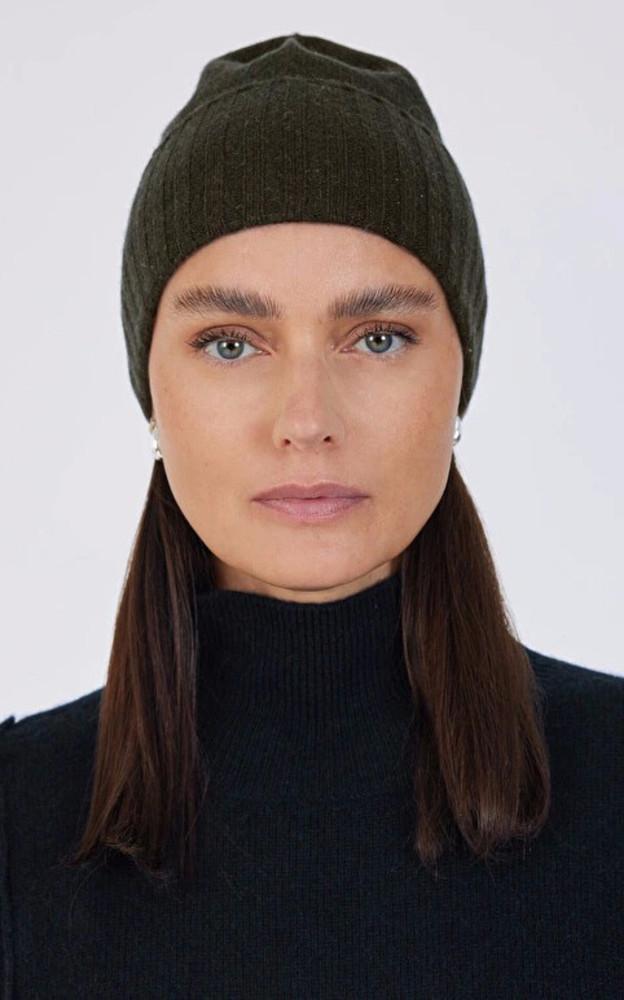 La Canadienne Bonnet Cachemire Kaki