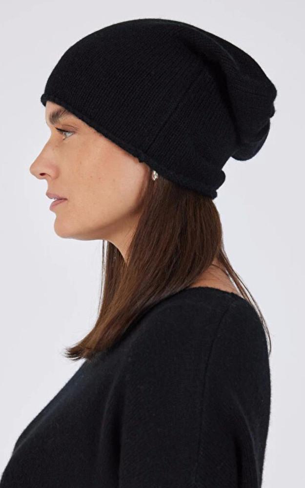 la canadienne Bonnet cachemire noir