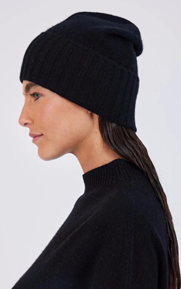 La Canadienne Bonnet Cachemire Noir