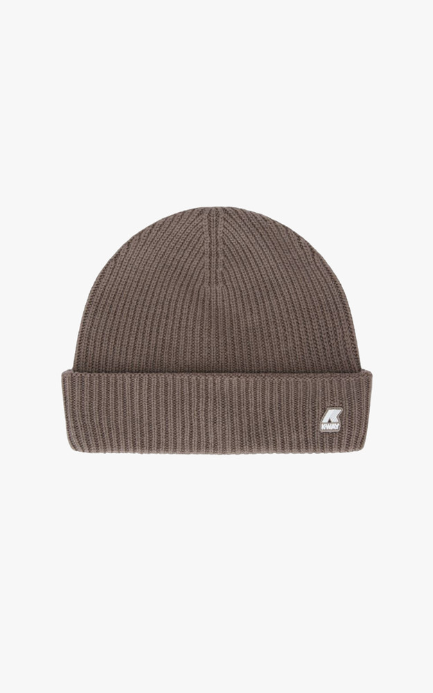 La Canadienne Bonnet En Laine Brice Beige Taupe