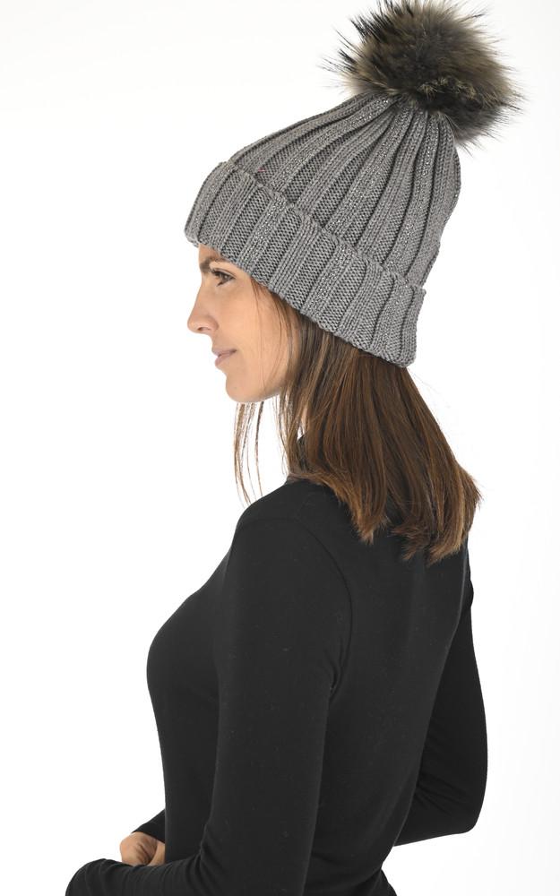 La Canadienne Bonnet En Laine Gris