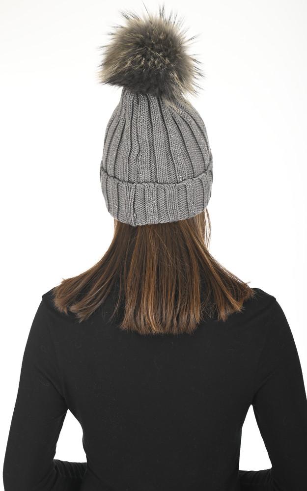 La Canadienne Bonnet En Laine Gris