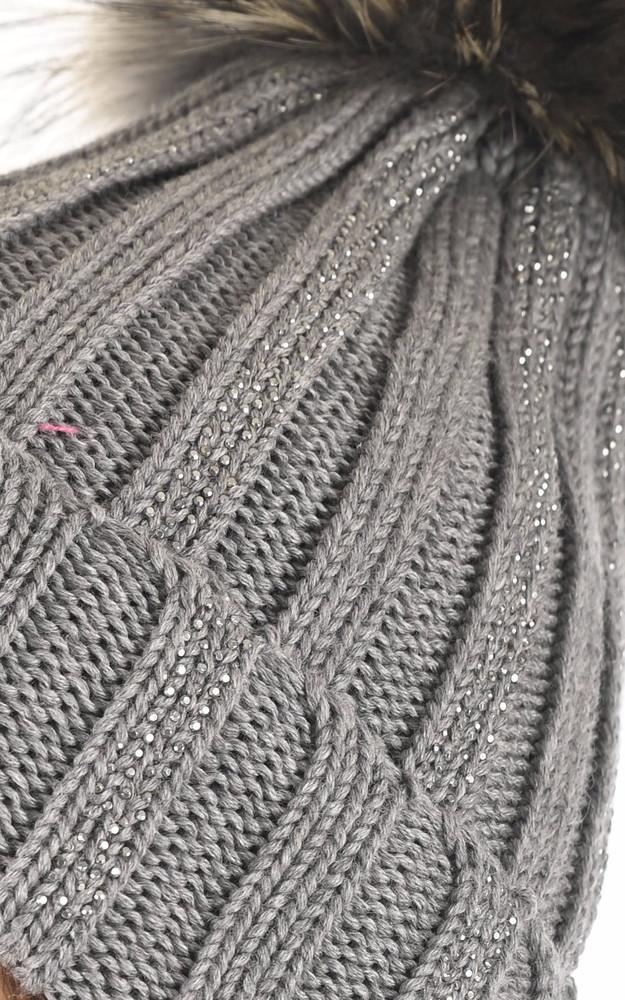 La Canadienne Bonnet En Laine Gris