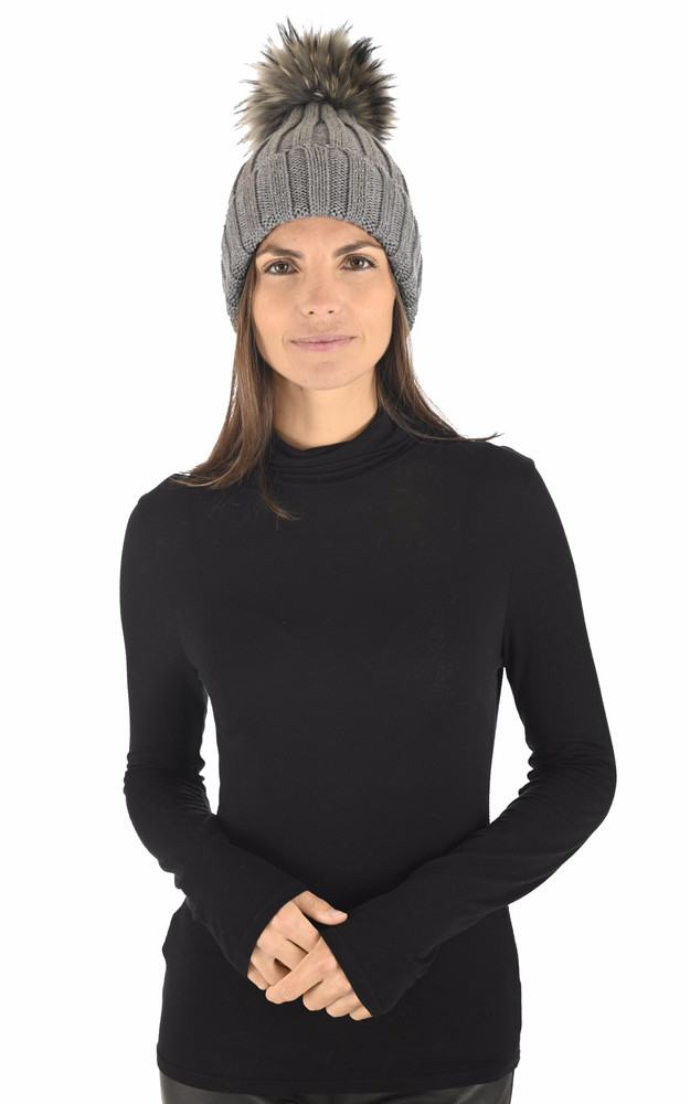 la canadienne Bonnet en laine gris
