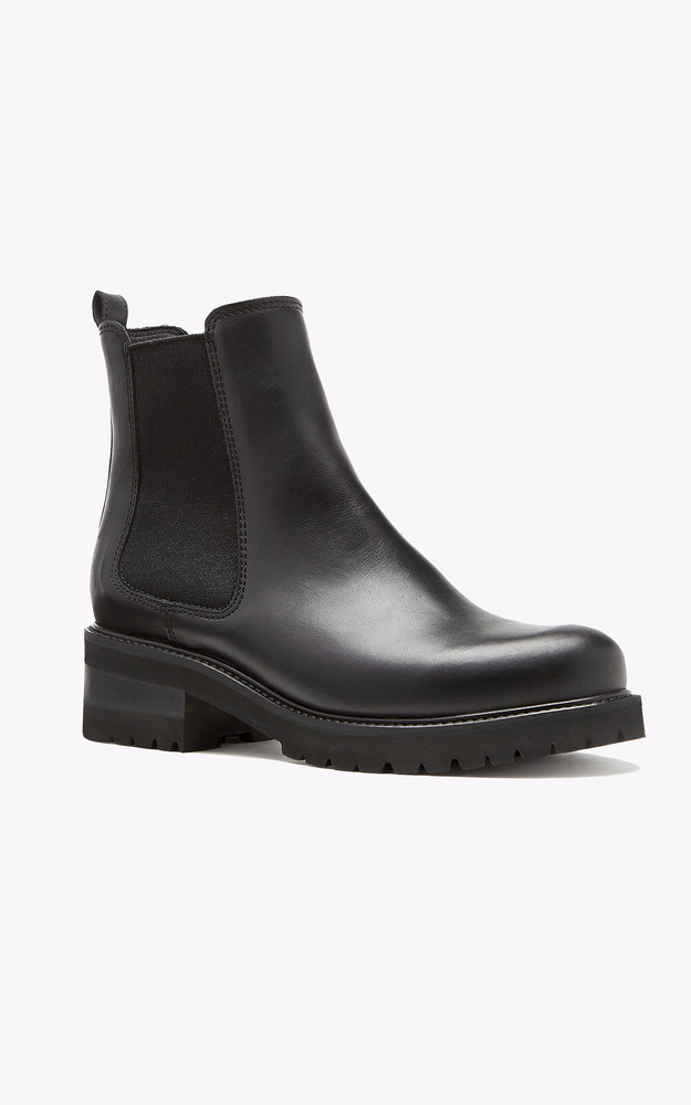La Canadienne Boots Cuir Conner Noir
