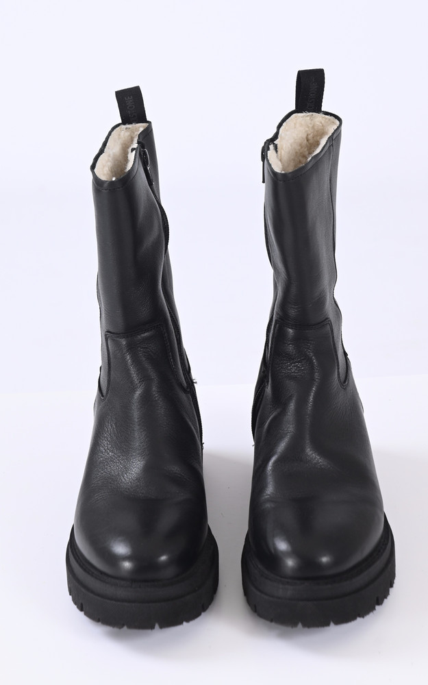 La Canadienne Boots Cuir Fourré Mouton AL466