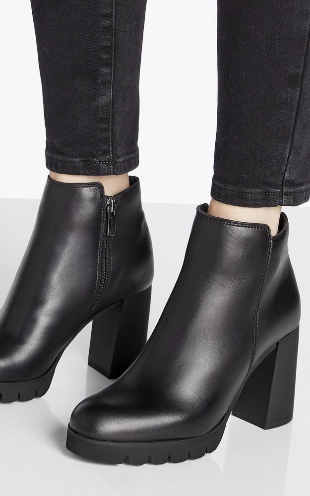 La Canadienne Boots Cuir Maya Noir