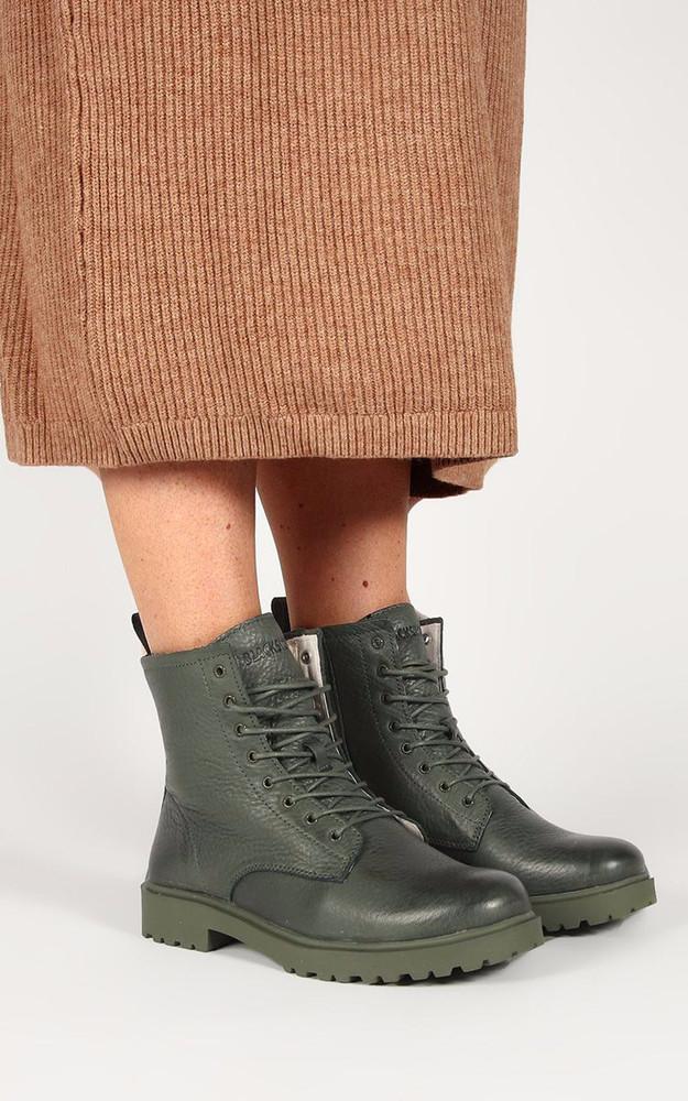 la canadienne Boots fourrées WL02 cuir kaki