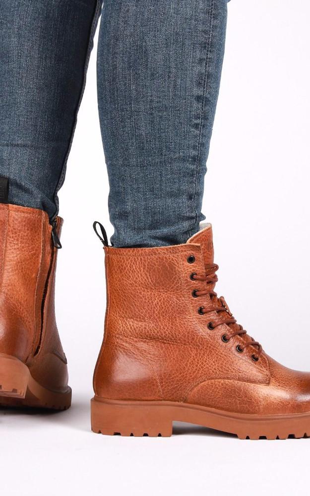 La Canadienne Boots Fourrées WL02 Cuir Marron