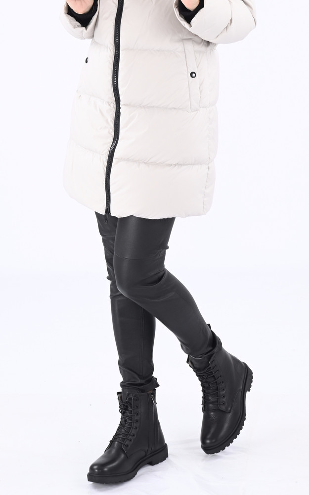 La Canadienne Boots Fourrées WL02 Cuir Noir