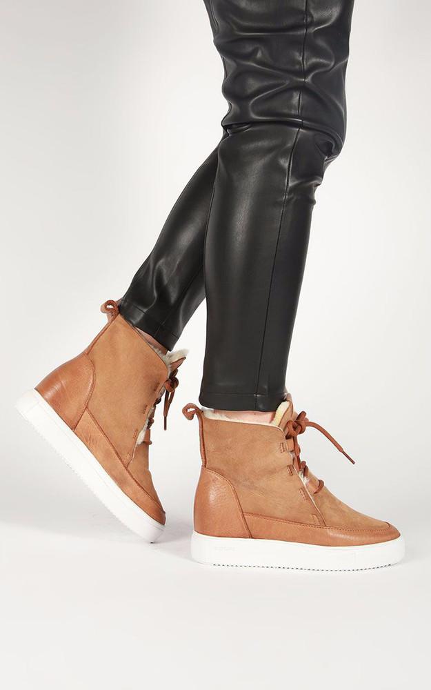 La Canadienne Boots Fourrées YL56 Nubuck Camel