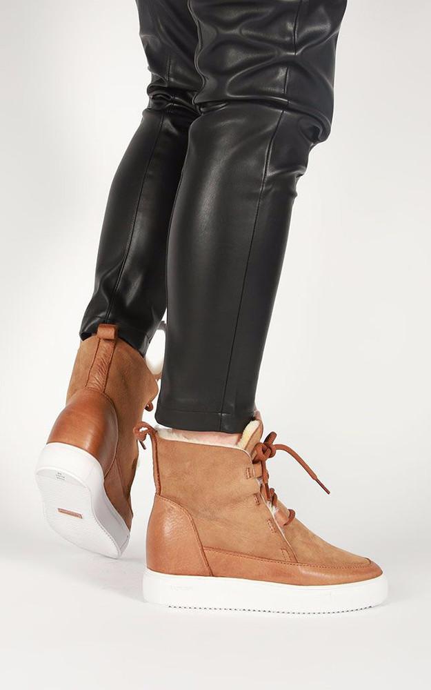 La Canadienne Boots Fourrées YL56 Nubuck Camel