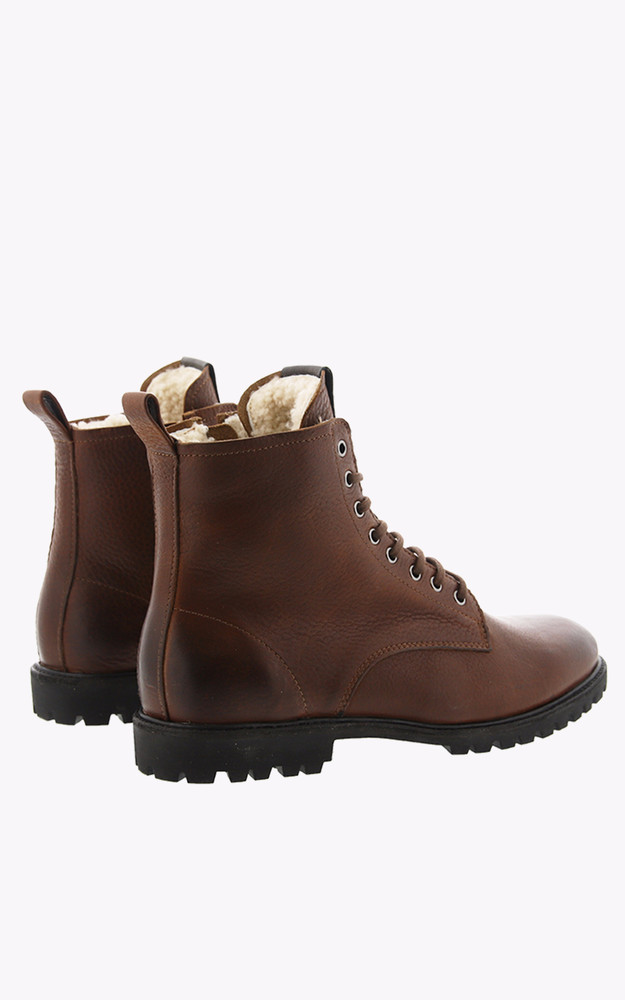 La Canadienne Boots SG49 Cuir Fourrées Mouton