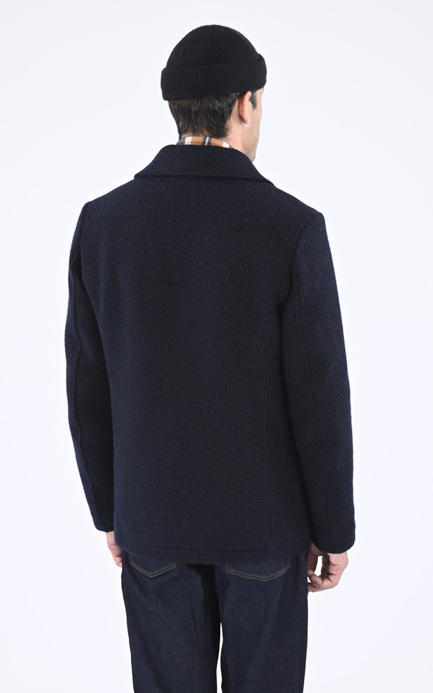 La Canadienne Caban Chic Laine Marine