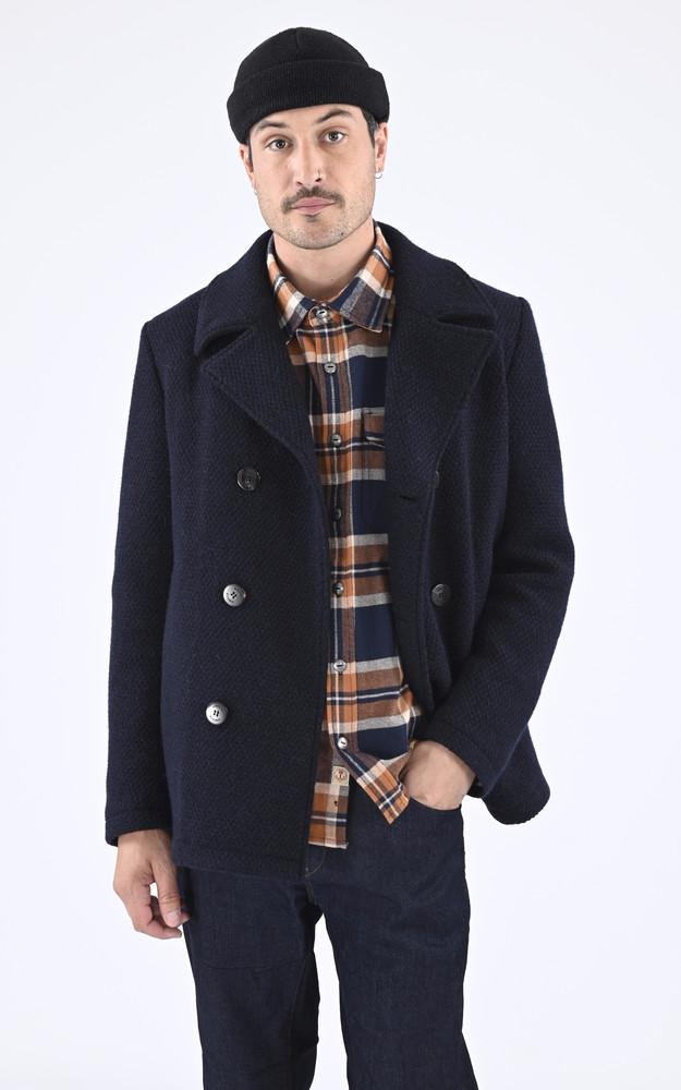 La Canadienne Caban Chic Laine Marine