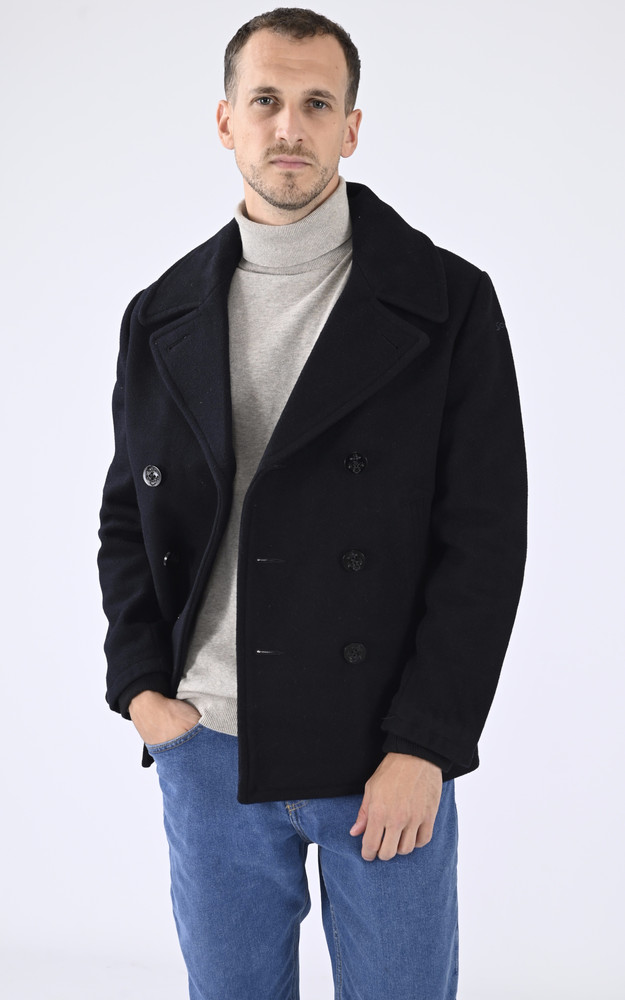 la canadienne Caban laine Seacoat bleu marine