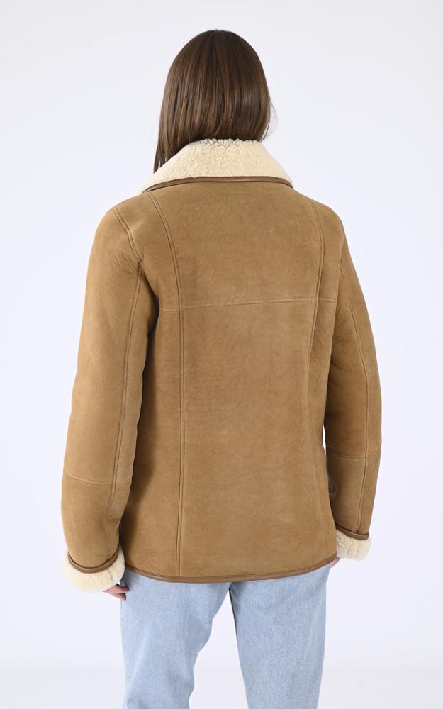 La Canadienne Caban Peau Lainée Camel