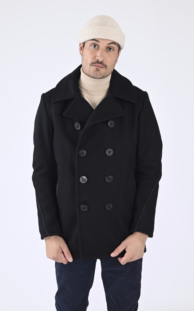 La Canadienne Caban US Laine 740C Marine