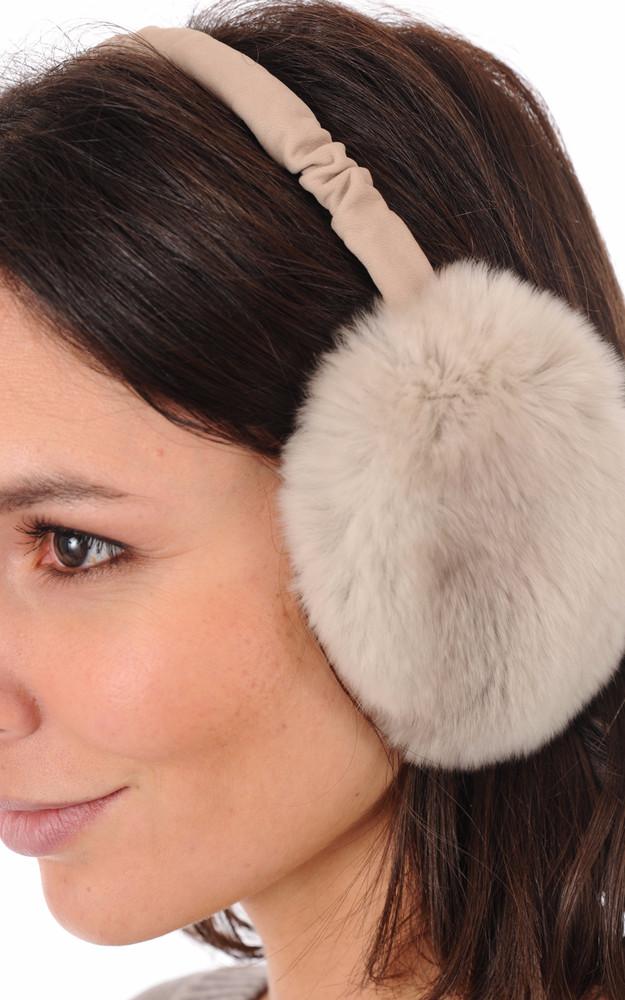 La Canadienne Cache-oreilles Lapin Rex Beige