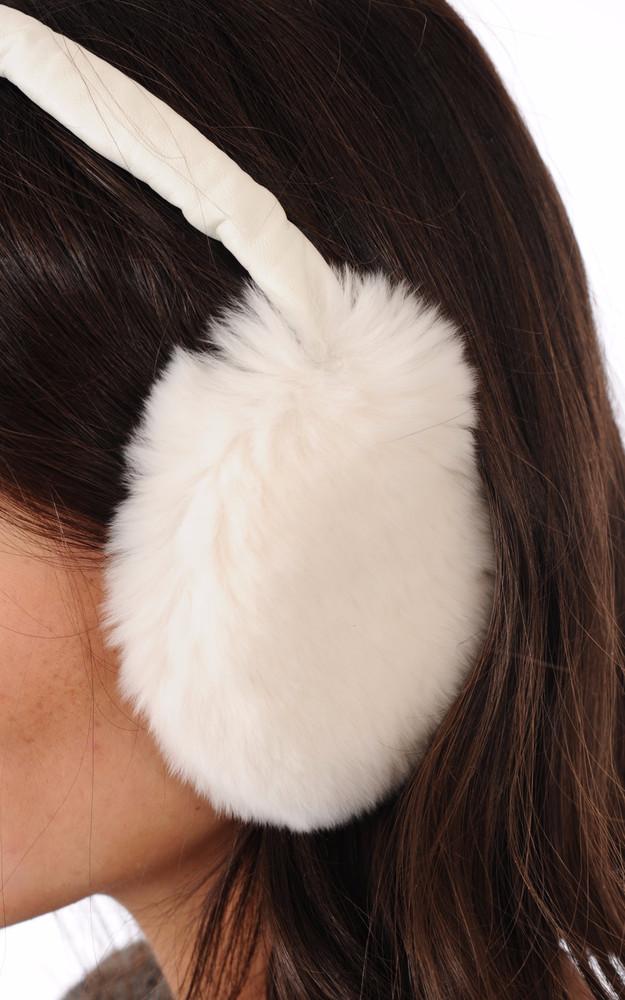 La Canadienne Cache-oreilles Lapin Rex Blanc