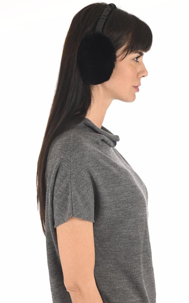 La Canadienne Cache-oreilles Lapin Rex Noir