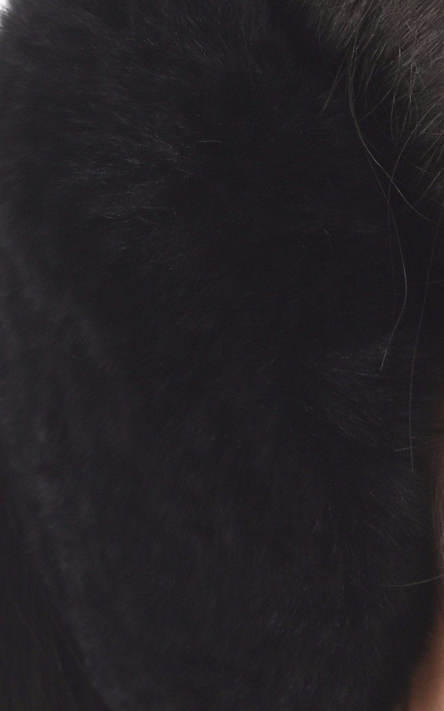 La Canadienne Cache-oreilles Lapin Rex Noir