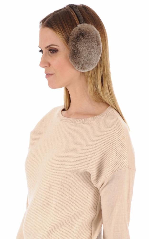 La Canadienne Cache-oreilles Lapin Rex Taupe