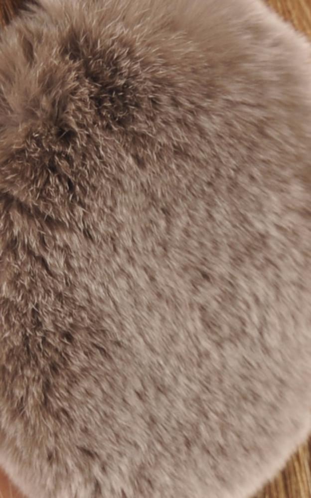 La Canadienne Cache-oreilles Lapin Rex Taupe