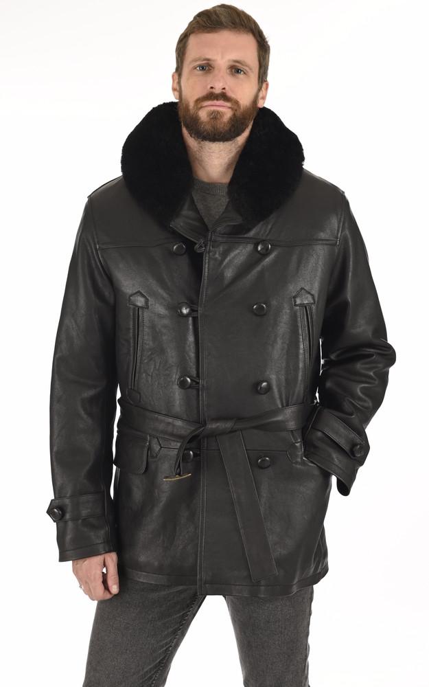 La Canadienne Canadienne Cuir Agneau Noir