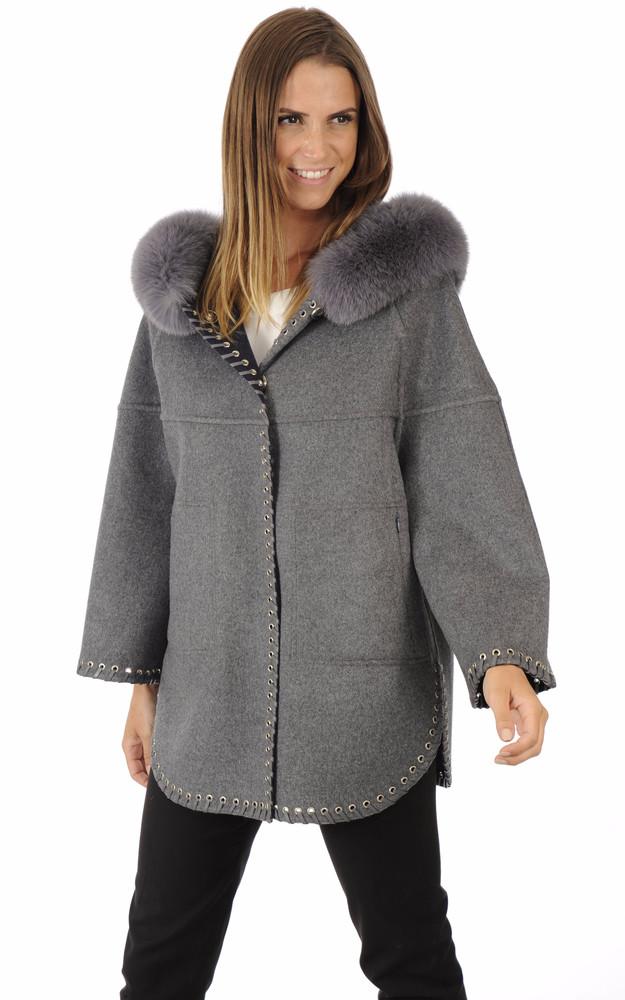 La Canadienne Cape Cachemire Et Renard