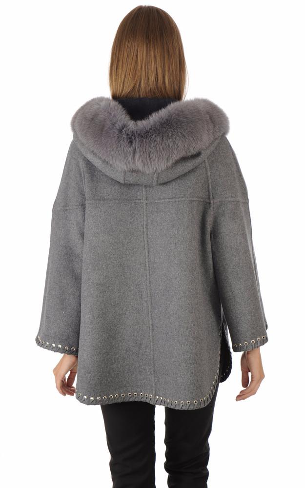 La Canadienne Cape Cachemire Et Renard