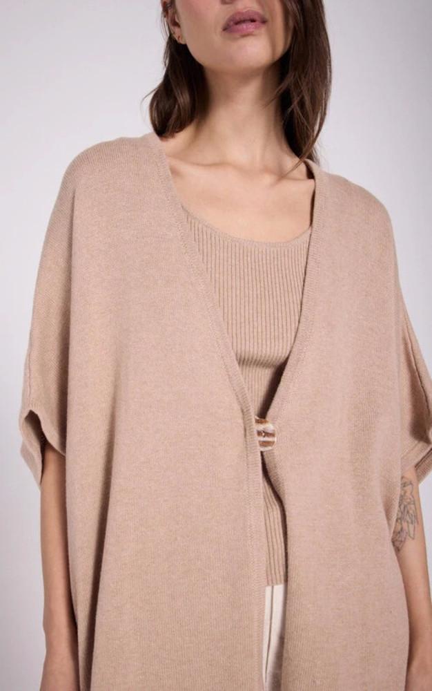 La Canadienne Cardigan Coton Et Cachemire Beige
